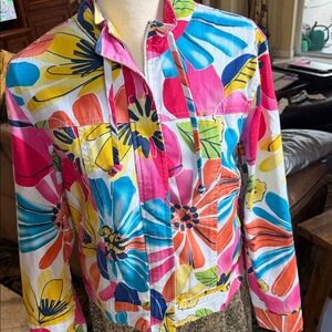 Women’s Floral Jacket - Multicolor